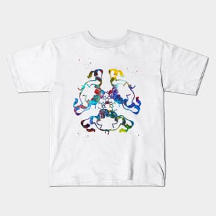 Insulin Structure Kids T-Shirt